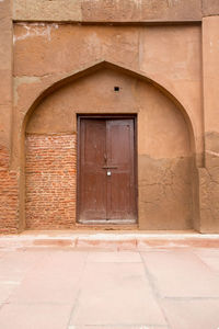 Entrance of building