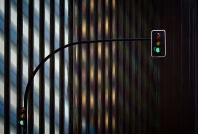 Low angle view of security camera