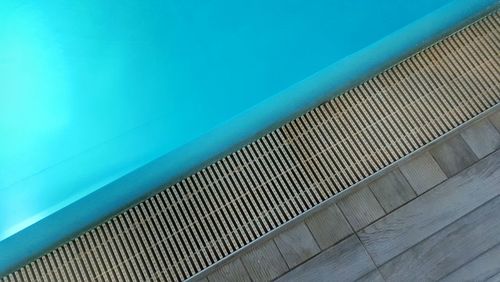 High angle view of swimming pool