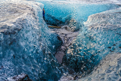 Scenic view of sea waves