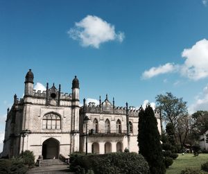 Low angle view of historical building against sky