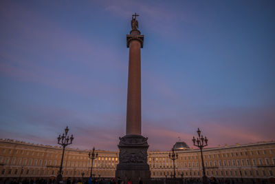 Low angle view of historical building against sky