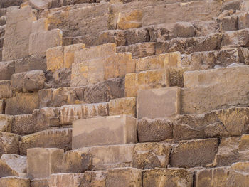 Full frame shot of stone wall