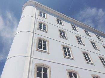 Low angle view of building against sky