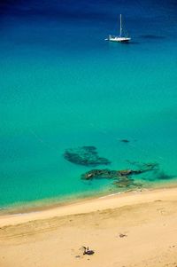 View of calm blue sea