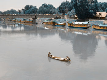 Boats in a lake