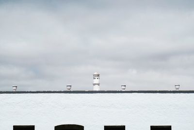 Low angle view of building against sky
