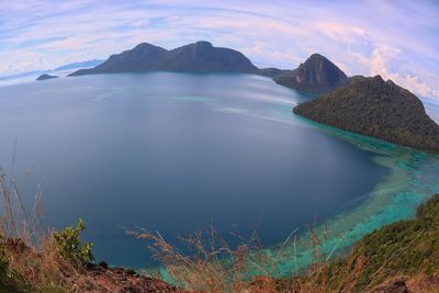 Amazing scenery at bohey dulang island semporna sabah borneo