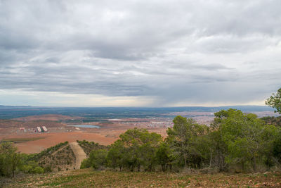 Scenic view of landscape against sky