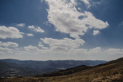 Scenic view of landscape against sky