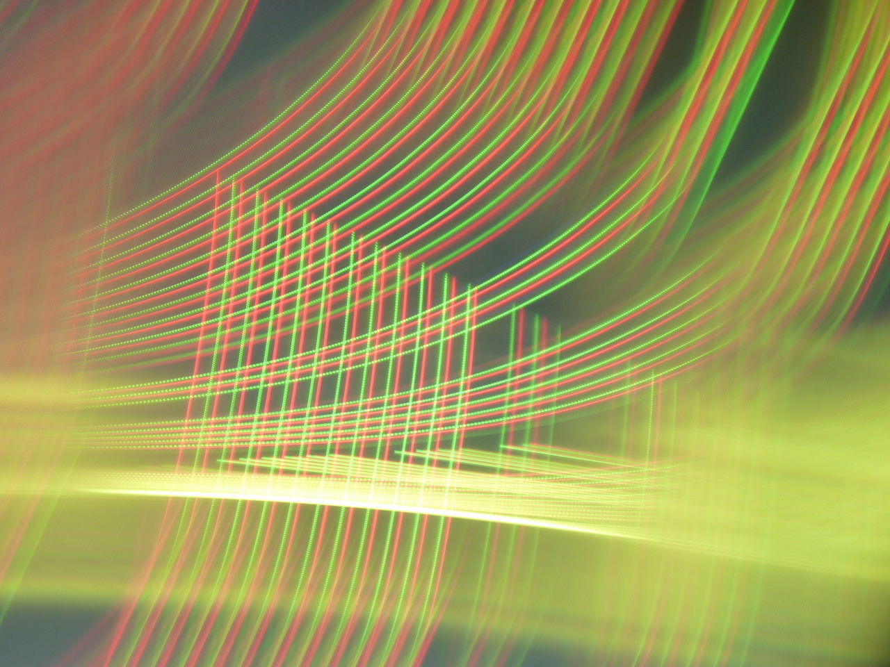 ABSTRACT IMAGE OF LIGHT TRAILS