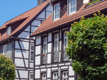 Low angle view of building against sky