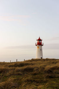 Little lighthouse on german island sylt