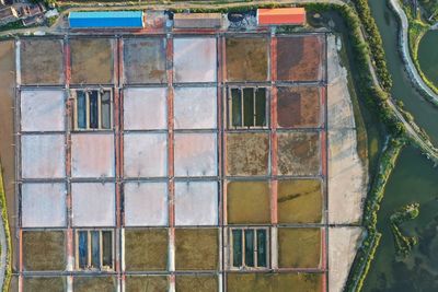 Close-up of abandoned building