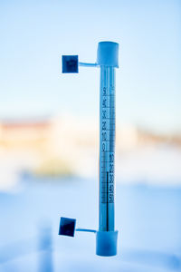 Close-up of thermometer