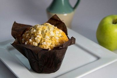 Close-up of served food in plate