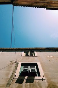 Low angle view of building against sky