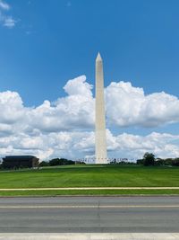 View of monument against cloudy sky