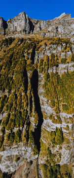 Scenic view of rocky mountains against sky