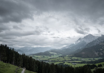 Scenic view of landscape against sky