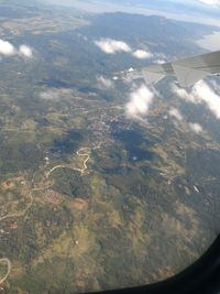 Aerial view of landscape