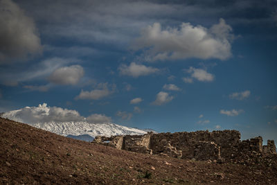 Landscape against sky