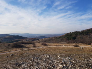 Scenic view of landscape against sky