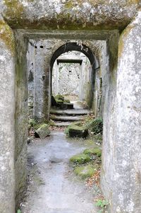 Entrance of old building