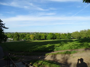 Scenic view of landscape against sky