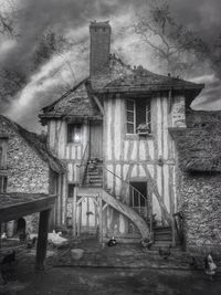 Old house against sky