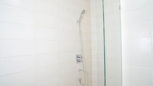 High angle view of spiral staircase