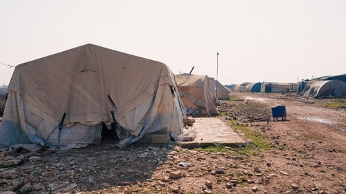 Difficult conditions in which refugees live, which caused the spread of cholera in northern syria