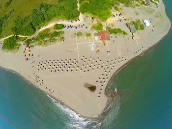 Aerial view of beach