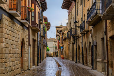 Street amidst buildings in city