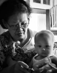 Portrait of cute baby