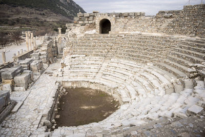 Odeon ampitheatre in the ancient city of ephesus, selcuk, turkey