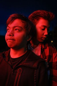 Portrait of a smiling young man