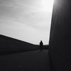 Full length of woman walking on walkway