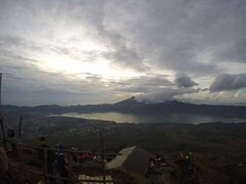 Panoramic view of landscape against sky