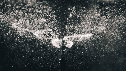Close-up of water splashing