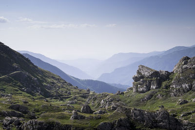 Beautiful italian mountains near turin