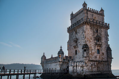 Low angle view of historical building against sky