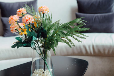 Close-up of potted plant on table