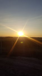 Road at sunset
