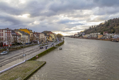 Impression of heidelberg in germany at winter time