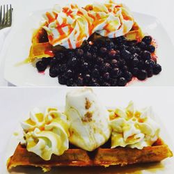Close-up of served food