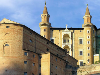 Low angle view of building against sky