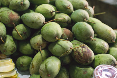 Full frame shot of fruits for sale at market stall