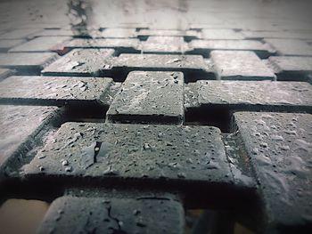 Full frame shot of wet floor