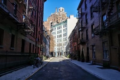 Street amidst buildings in city